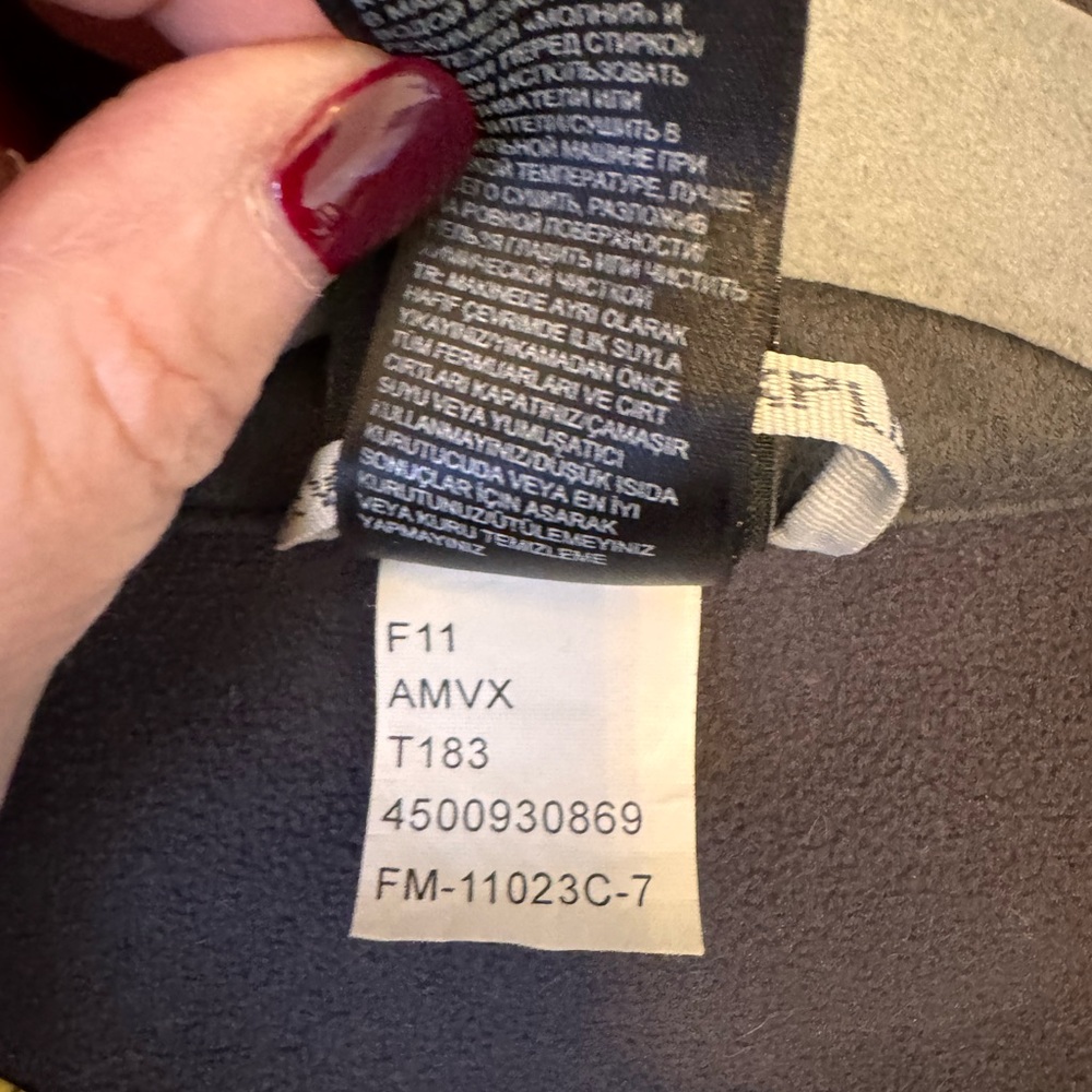 North Face Women’s Gray Apex Softshell Warm Zip Up Jacket Size Small Petite - Picture 16 of 16